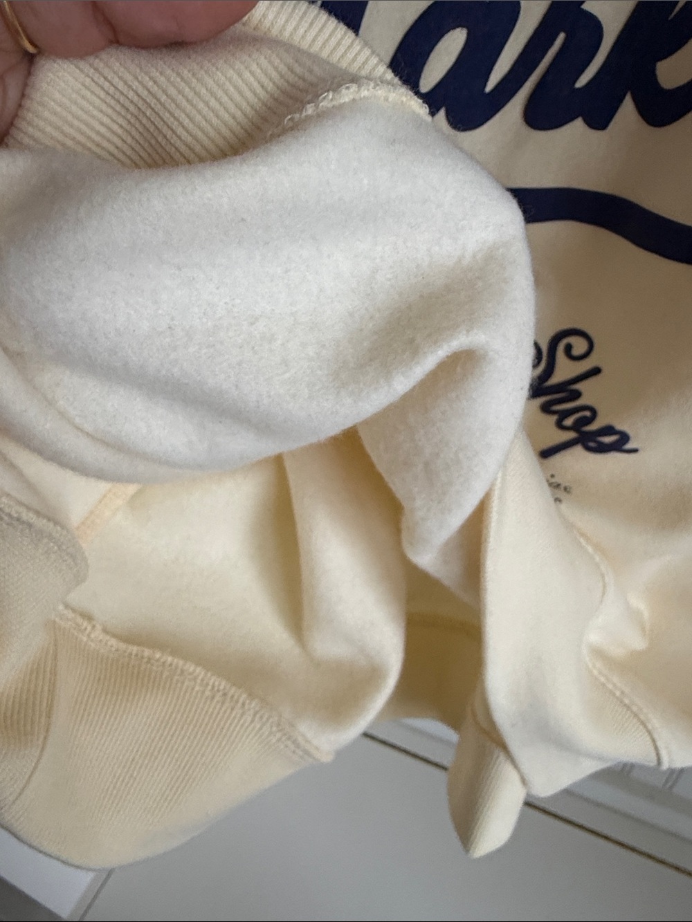 Reitmans London Flower Market Yellow Fleece Lined Sweater - Picture 5 of 6